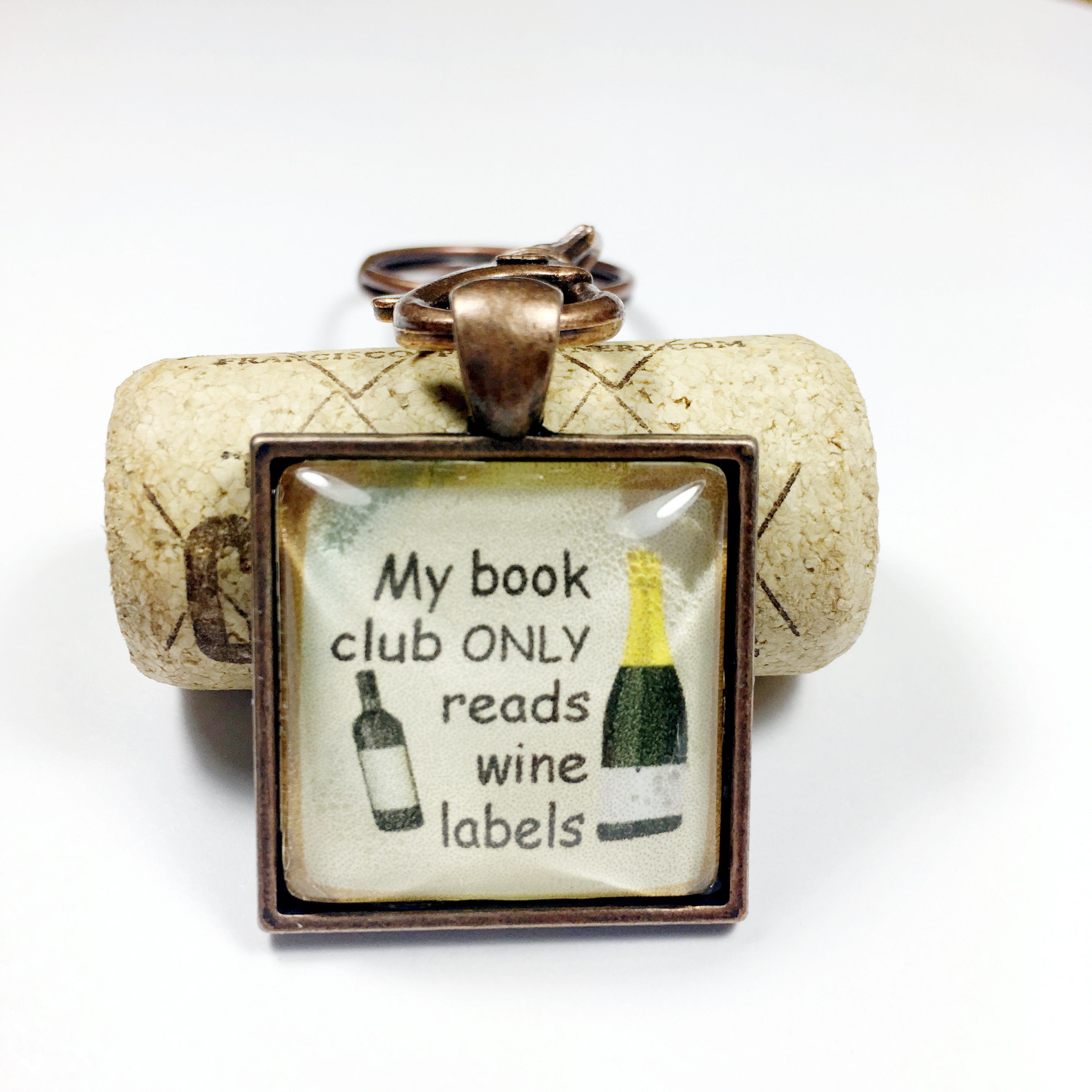 Wine Book Club Keychain | Group Therapy Wine