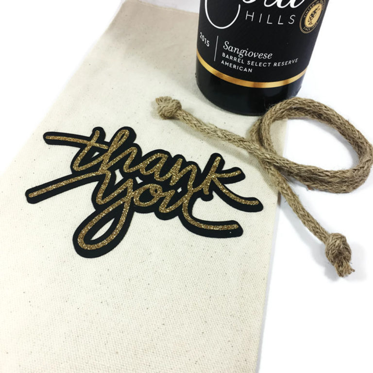 Thank You Gift Bag Group Therapy Wine