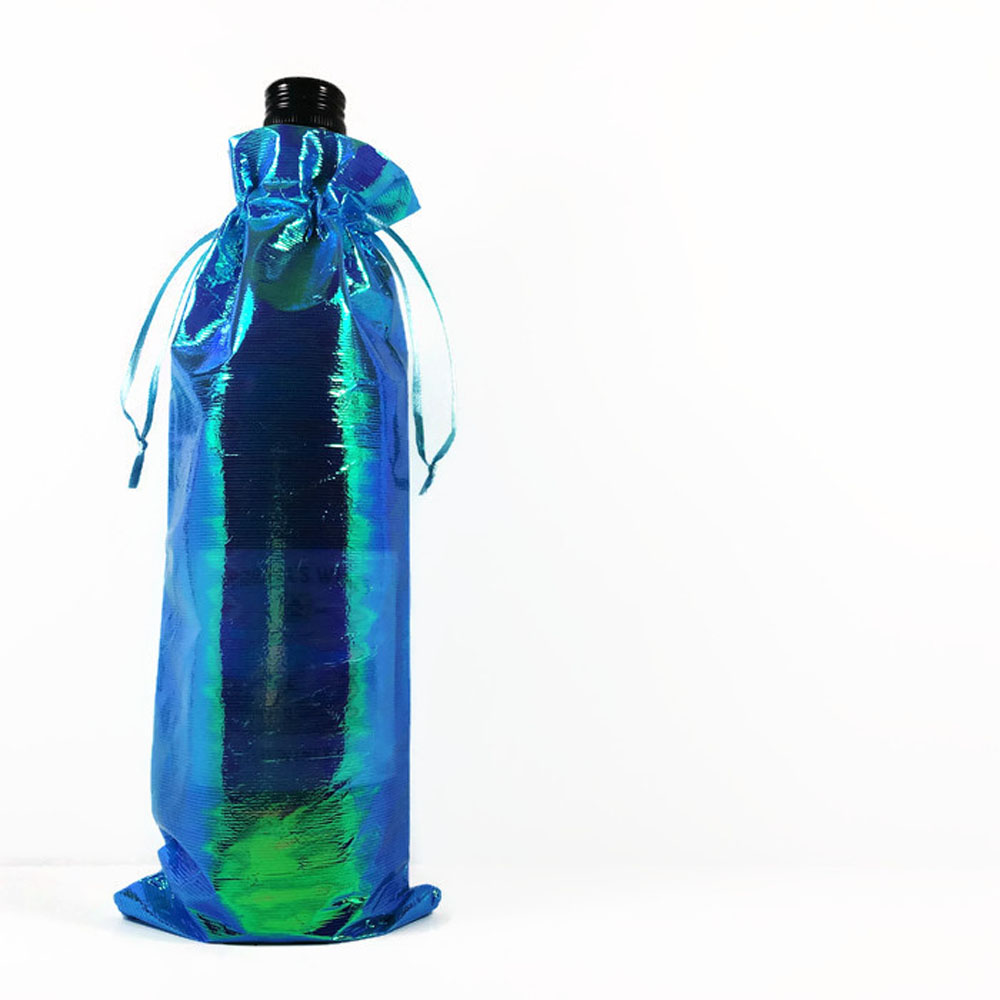 Iridescent Blue Wine Bag Group Therapy Wine