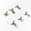 harry potter gift set of 6 wine charms