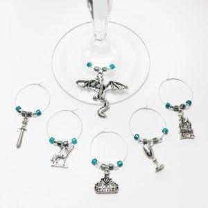 game of thrones wine charms