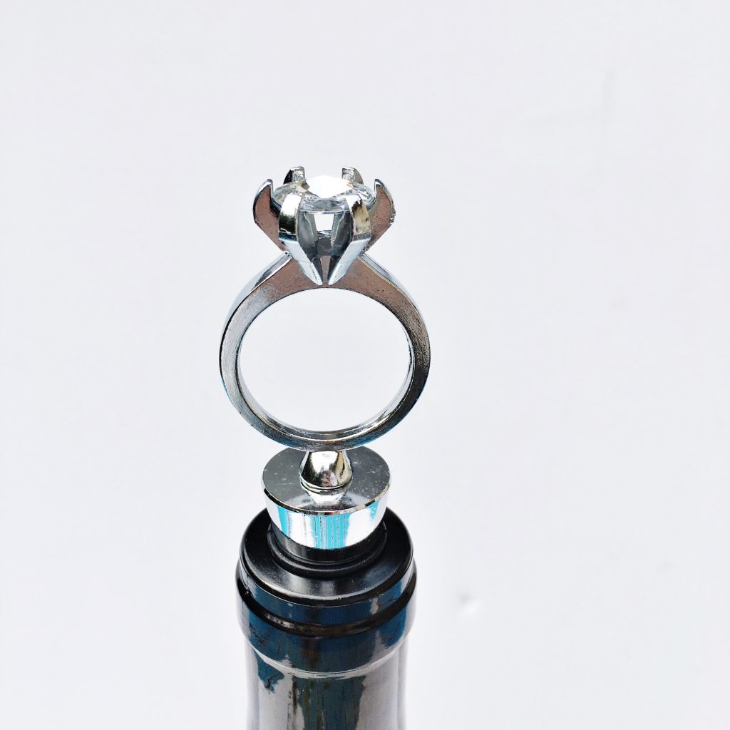 Diamond Ring Wine Stopper - Group Therapy Wine