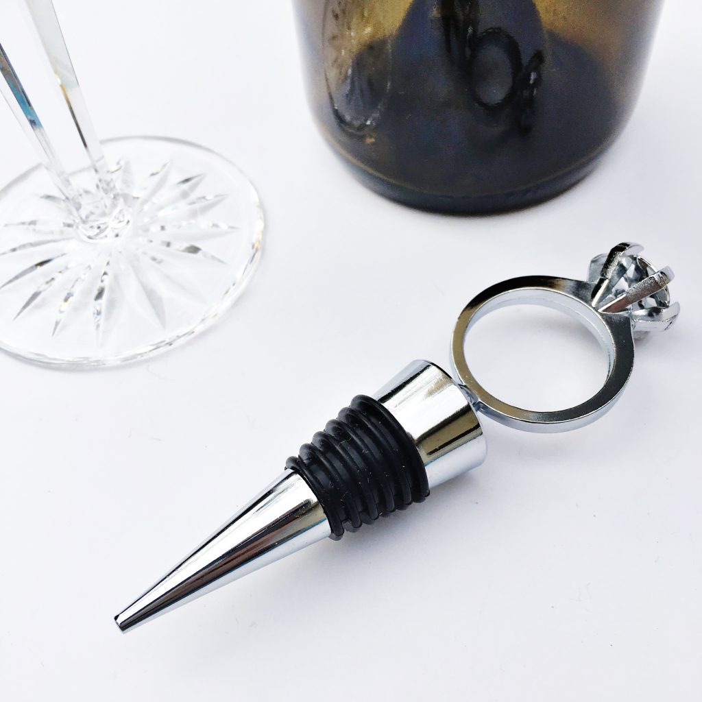 Diamond Ring Wine Stopper - Group Therapy Wine