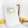 TOWL02 – Funny Sloth Dish Towel with Lemons