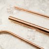 Rose Gold Reusable Straws by Group Therapy Wine