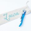 OPEN07i Blue Wine Corkscrew with Personalized Bag