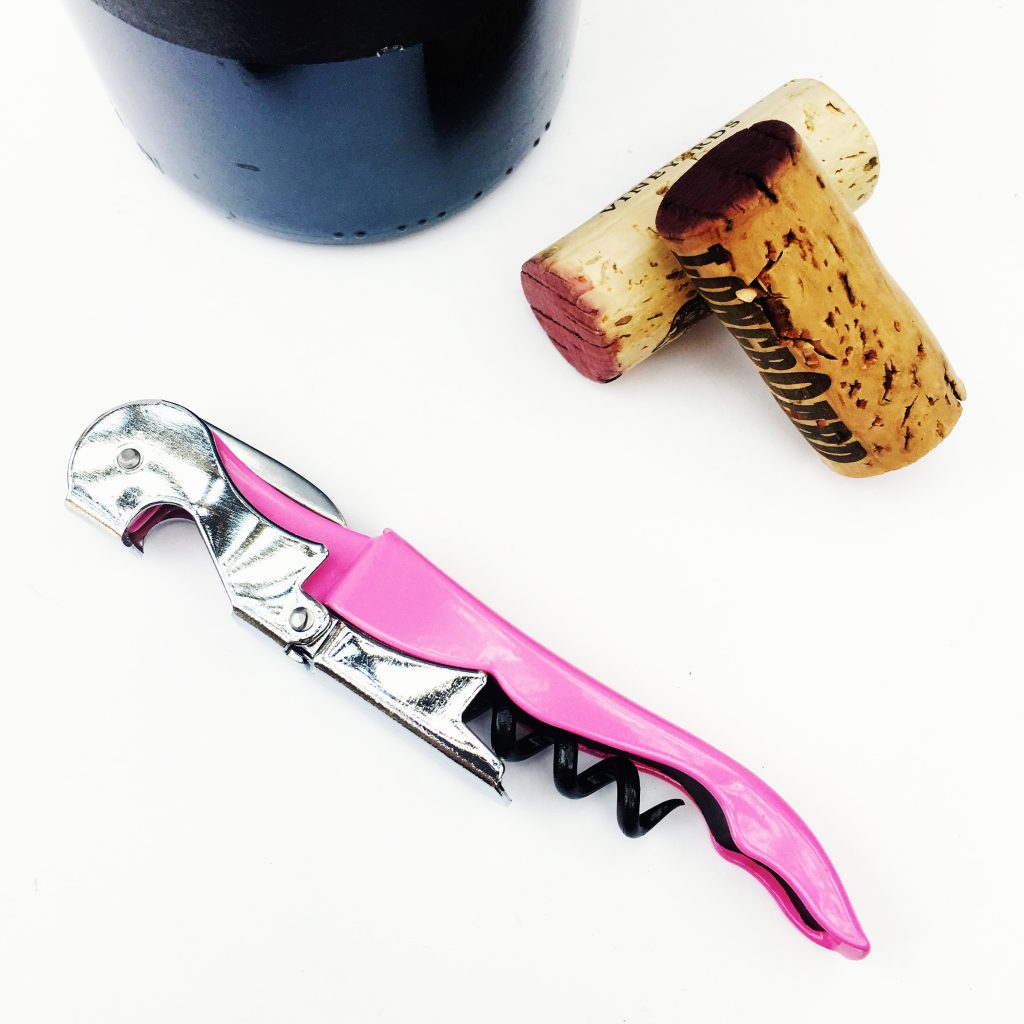 Pink Wine Bottle Opener Group Therapy Wine