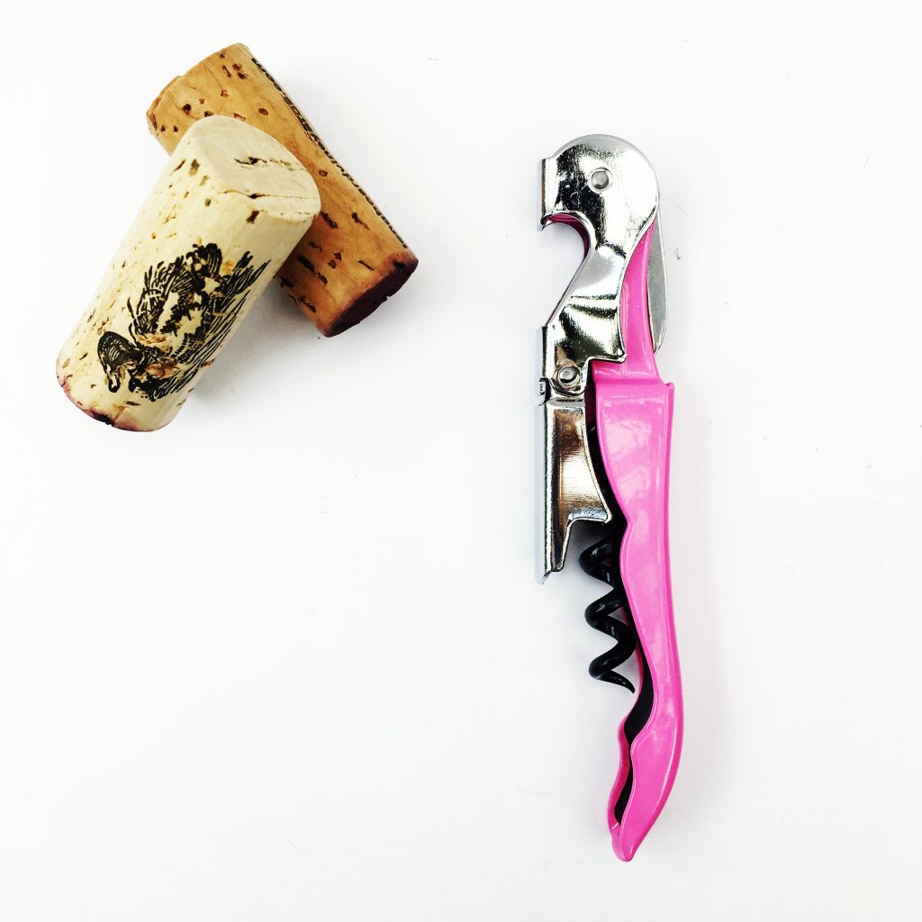 Pink Wine Bottle Opener Group Therapy Wine