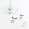 gingerbread wine charms for wine lover