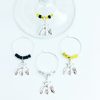 see of 4 bee wine charms