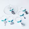 garden lover gift WINE233a garden lover gift - set of 6 wine charms