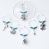 Garden Wine Charms WINE233d garden wine charms set of 6